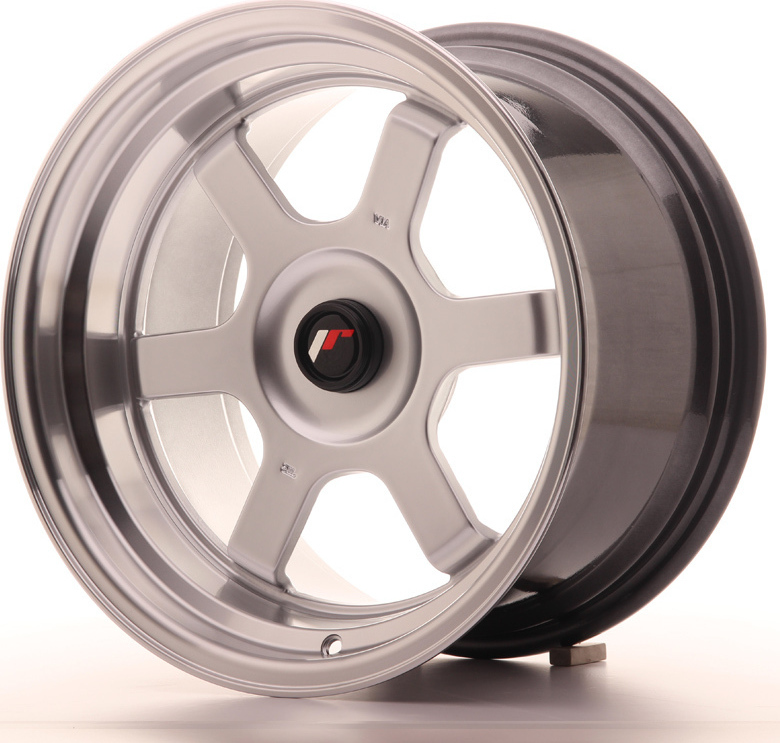 JR Wheels JR12 16x9 ET20 BLANK Hyper Silver w/Machined Lip