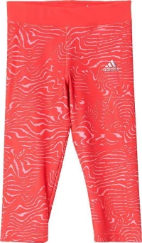 Κάπρι εφηβικό Adidas Training Three-Quarter Tights BK3864 Κοραλί