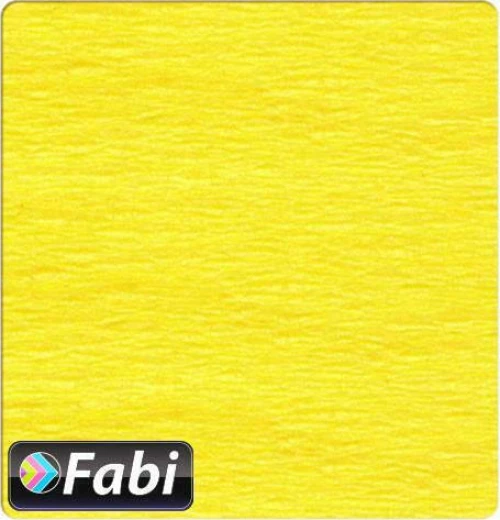 Fabi Χαρτί Γκοφρέ Κίτρινο 50x200cm 1τμχ
