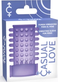 CASUAL RING VIBRATING SLEEVE PURPLE