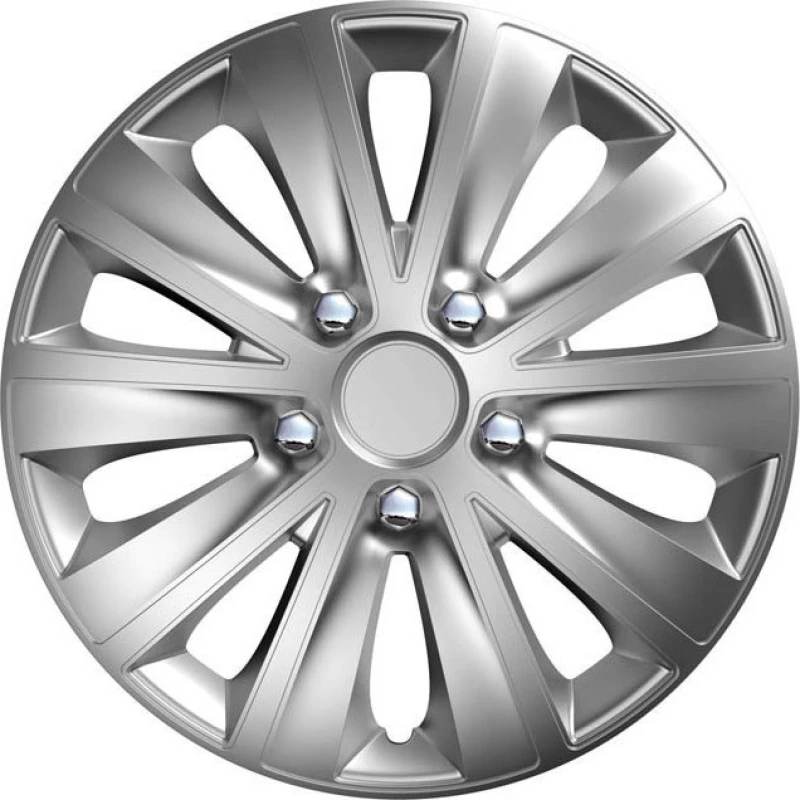 Auto Gs Σετ Τάσια Αυτοκινήτου Rapide 4τμχ 14" Ασημί