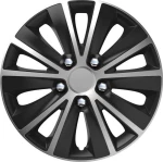 Auto Gs Σετ Τάσια Αυτοκινήτου Rapide 4τμχ 14" Ασημί/Μαύρο