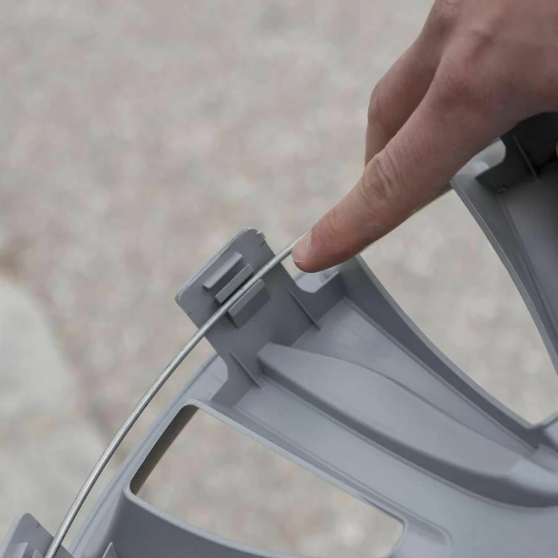 Versaco Σετ Τάσια Αυτοκινήτου Royal Rc 4τμχ 15" Ασημί