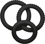 You2Toys Lust 3 Cockrings Set Black