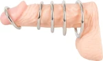 You2Toys Steel Cock Rings Silver 5pcs