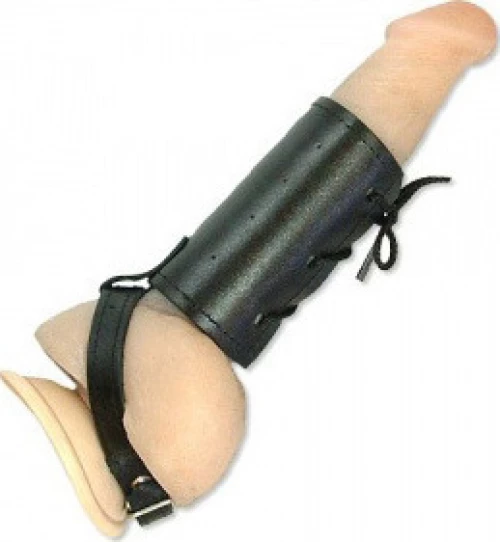 BDSM Ολόσωμο δακτυλίδι πέους από δέρμα
