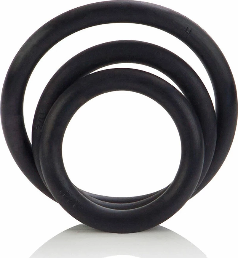 Calexotics 3 Piece Rubber Ring Set Black