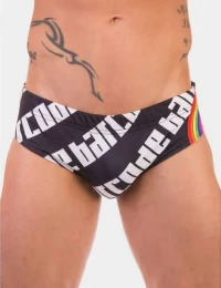 Pixel Pride Swim Brief