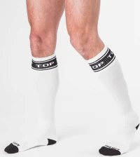 IDENTITY FOOTBALL SOCKS TOP - WHITE