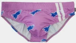 Space Rocket Swim Brief Pink