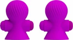 Pretty Love Stimulating Nipple Suckers 12 Modes Of Vibration Purple