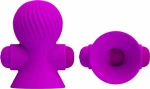 Pretty Love Stimulating Nipple Suckers 12 Modes Of Vibration Purple