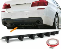 Carbon Diffuser Πίσω Προφυλακτήρα Universal με 7 πτερύγια