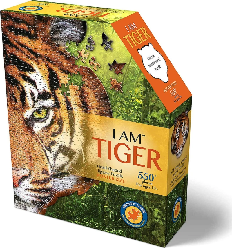 puzzle tiger orange 550 pieces