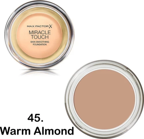 Max Factor Miracle Touch Foundation 45 Warm Almond 11.5gr