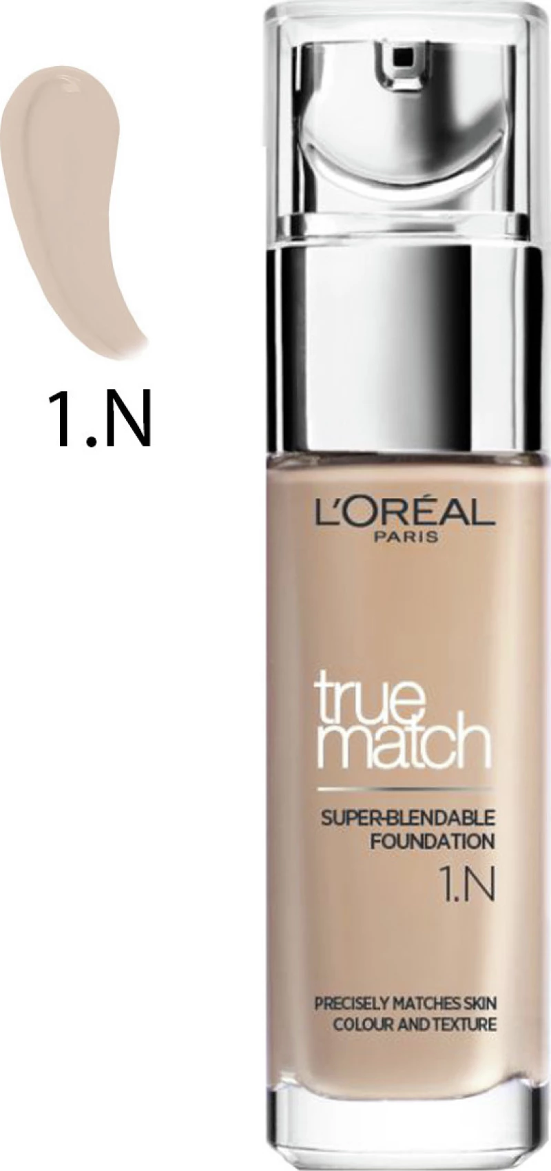 L'Oreal True Match Super Blendable Foundation 1N Ivory 30ml