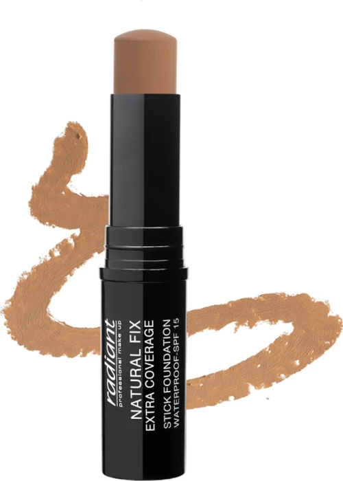 Radiant Natural Fix Extra Coverage Stick Foundation Waterproof SPF15 05 Ginger 8.5gr