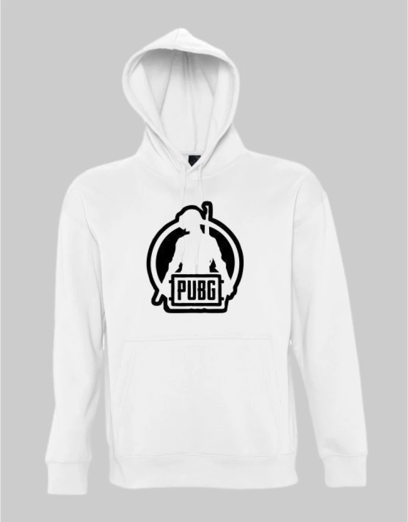 Pubg game hoodie - WHITE