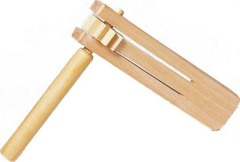 Kρόταλο ξύλινο 15x15x3εκ. - 23718---ΖΝ-2