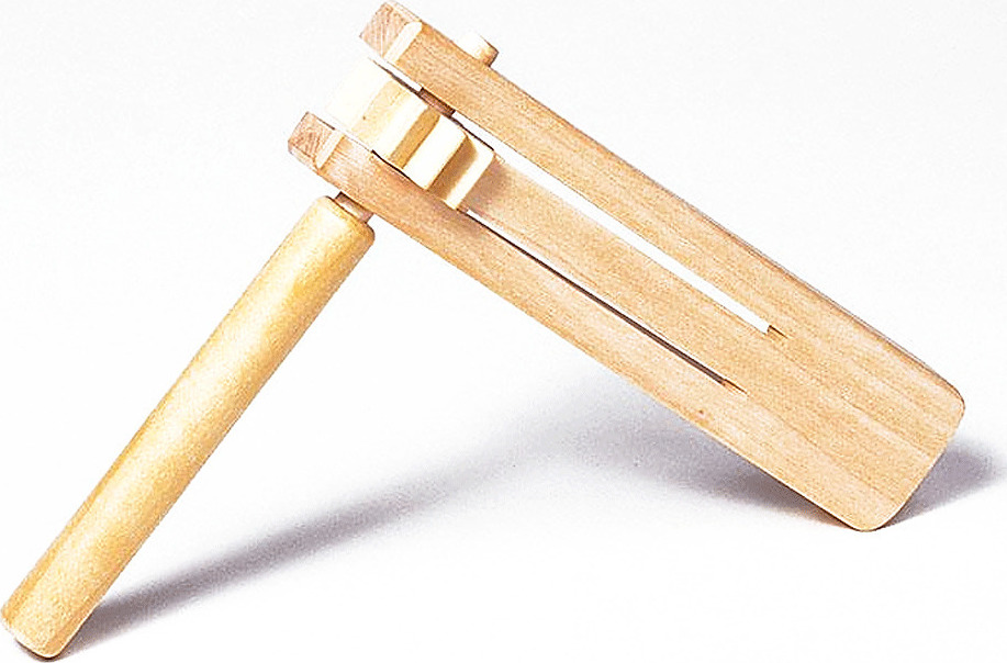 Kρόταλο ξύλινο 15x15x3εκ. - 23718---ΖΝ-2