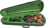 Infinity Mvt 001W Violin - Black W/ Flames, 4/4