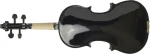 Infinity Mvt 001W Violin - Black W/ Flames, 4/4