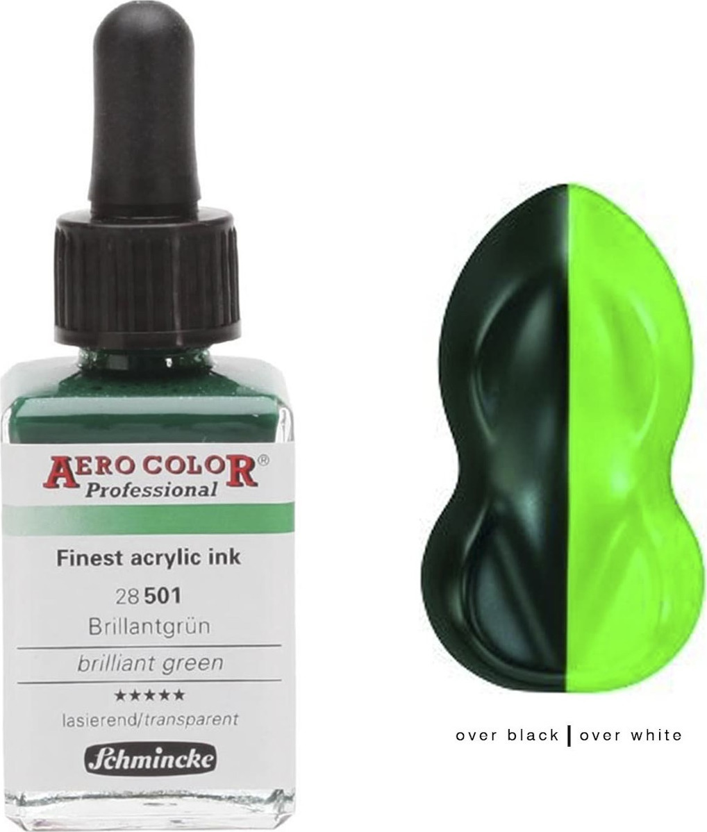 Schmincke Aero Color Professional 28ml 501 Brilliant Green
