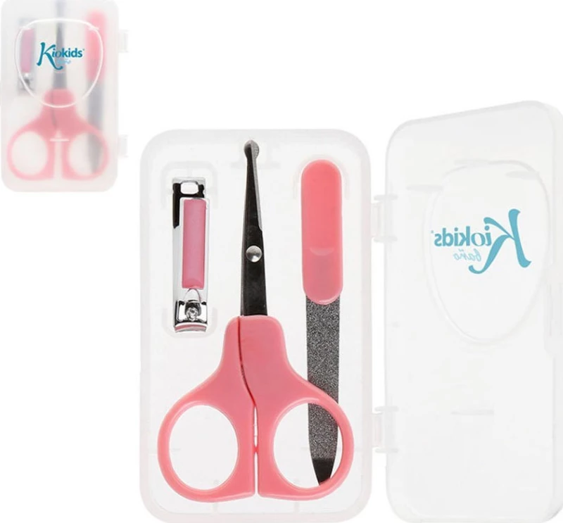 Kiokids Σετ Περιποίησης Νυχιών Μωρού Pink