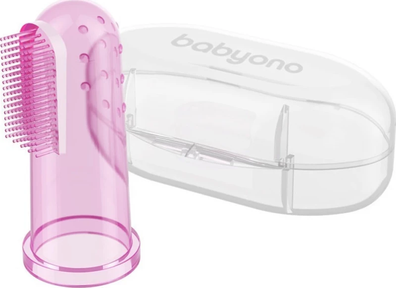 Babyono Δαχτυλική Οδοντόβουρτσα Pink
