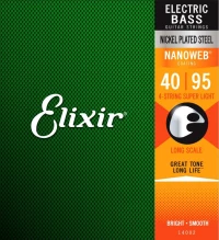 ELIXIR 14002 "Nanoweb" Super Light Χορδές Ηλεκτρικού Μπάσου