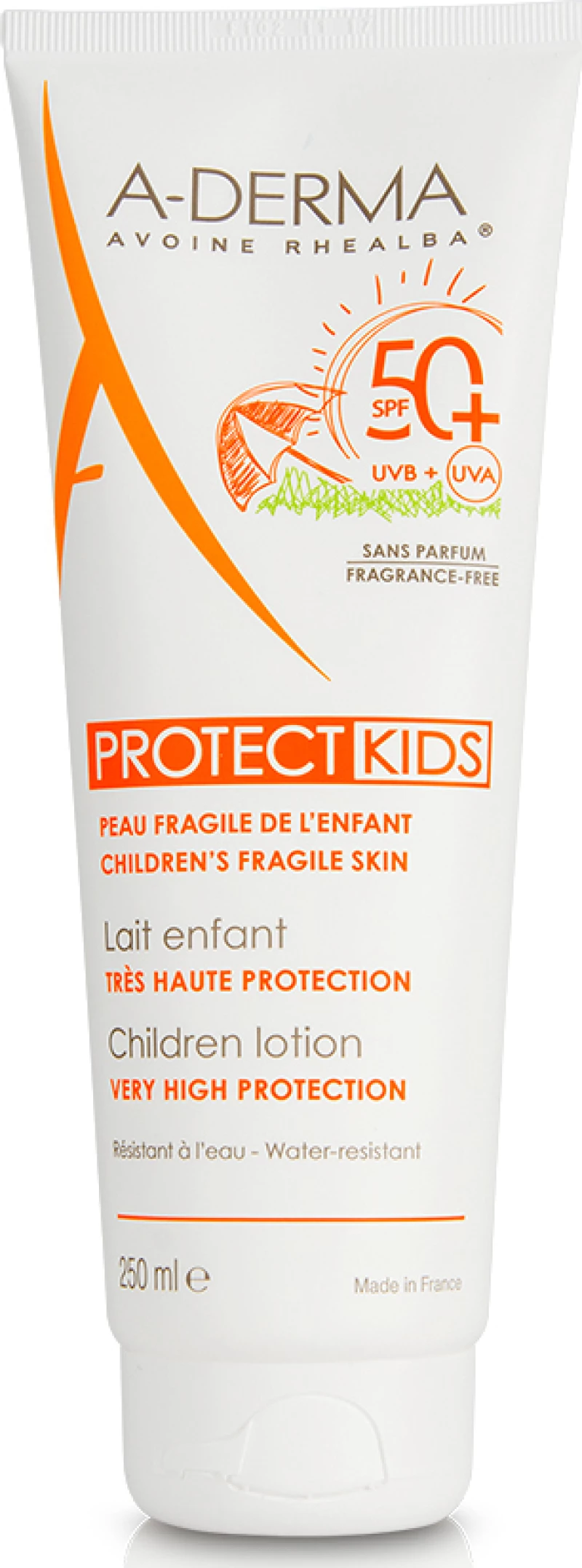 A-Derma Protect Kids Children Lotion Very High Protection SPF50+ 250ml