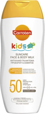 Carroten Kids Suncare Face & Body Milk SPF50 200ml