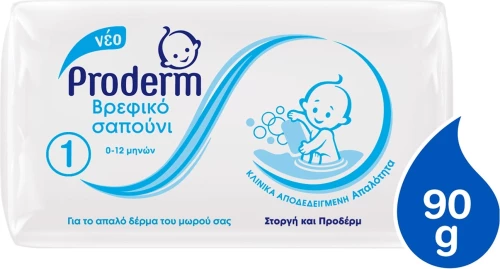 Proderm Βρεφικό Σαπούνι 90gr