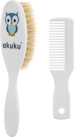 Akuku Σετ Βούρτσα – Χτένα Κουκουβάγια