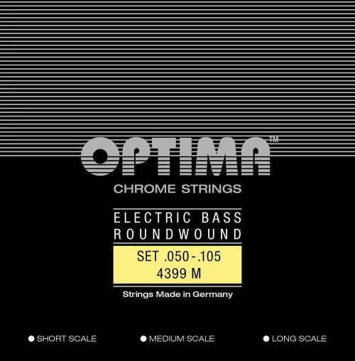 Optima Chrome Round-Wound - Long Scale, Medium