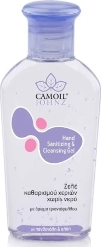 Zarbis Camoil Johnz Hand Sanitizing & Cleansing Gel Τριαντάφυλλο 80ml