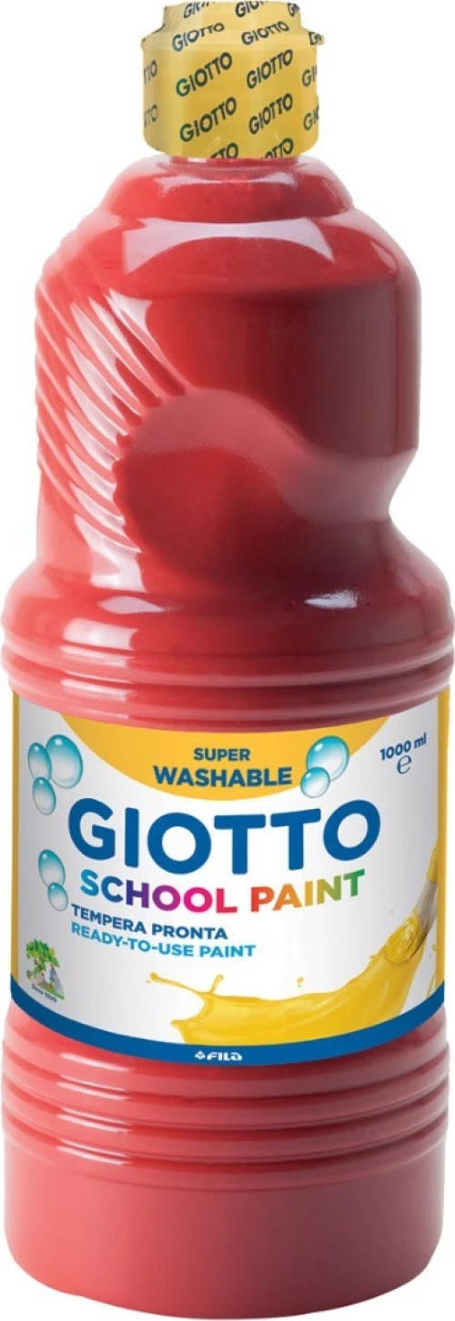 Giotto Τέμπερα School Paint 1000ml Κόκκινο