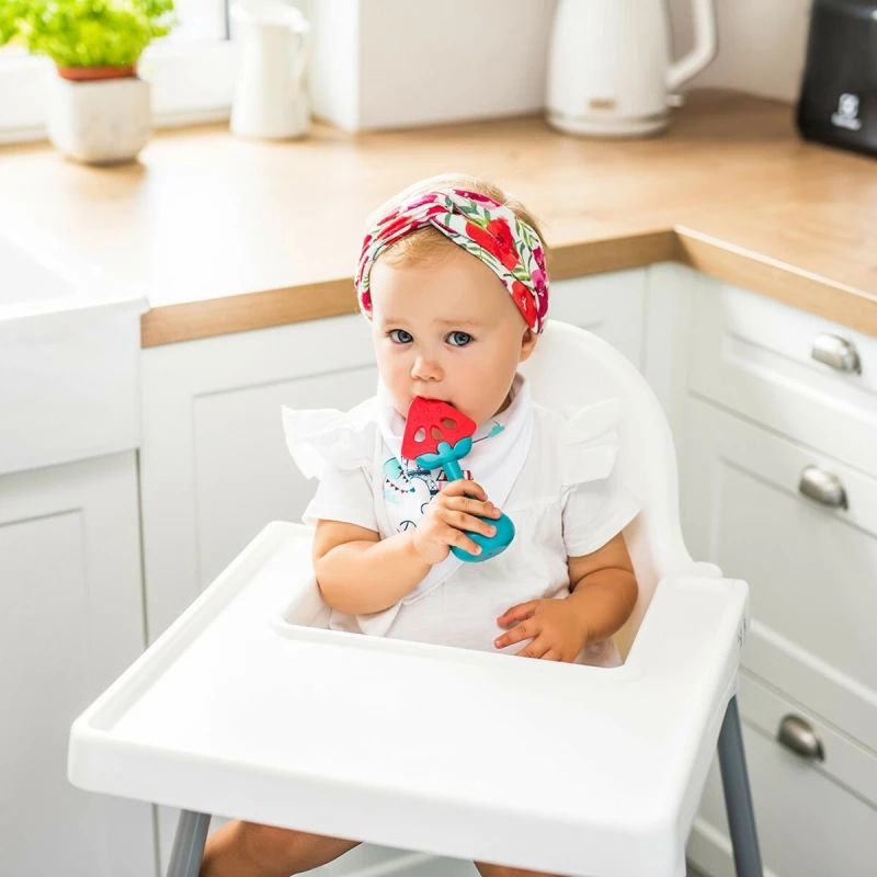Babyono Μασητικό Με Κουδουνίστρα Καρπούζι 3+ μηνών