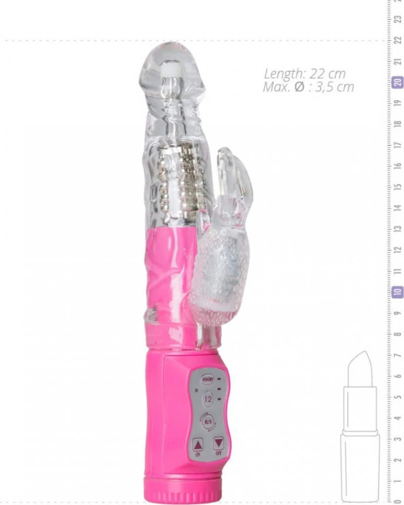 Easytoys Rabbit Vibrator 25cm Pink
