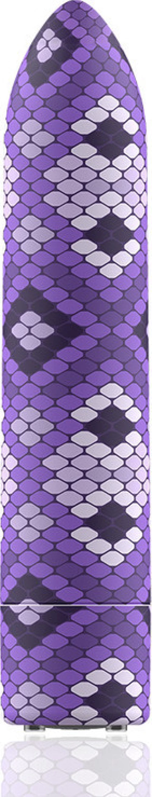 Custom Bullets Vibrating Rechargeable Bullet Purple
