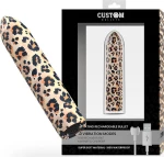 Custom Bullets Vibrating Rechargeable Bullet Leopard
