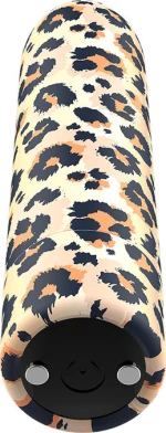 Custom Bullets Vibrating Rechargeable Bullet Leopard
