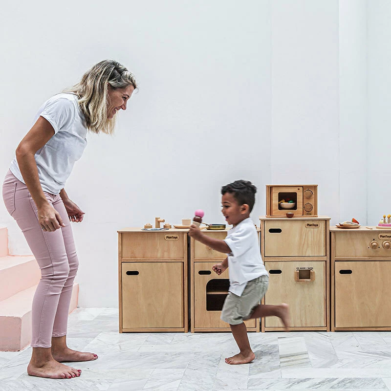 Plan Toys Ξύλινο Ψυγείο