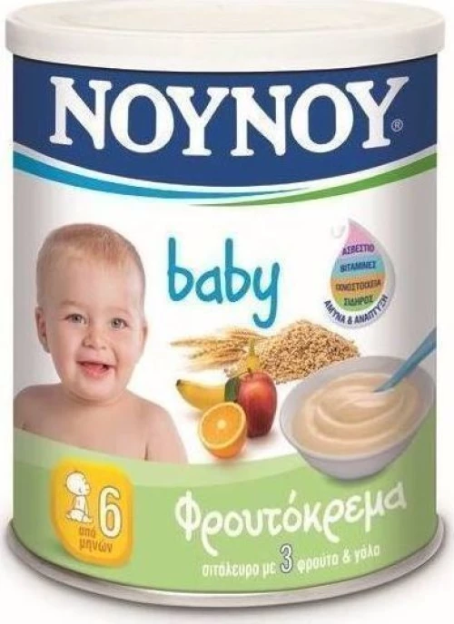 ΝΟΥΝΟΥ Φρουτόκρεμα 3 Φρούτα 6m+ 300gr