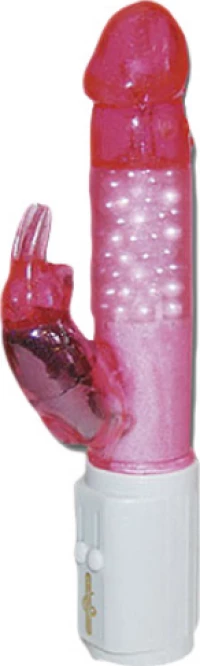 Sparkling Clear Rabbit 25cm Pink