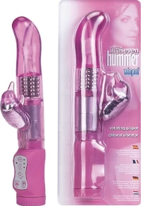 Δονητής Rabbit Hummer 25cm Ροζ