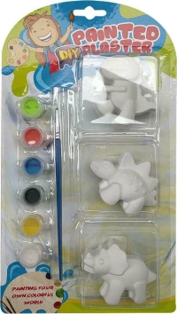 ToyMarkt Σετ Χρωματισμού Δεινοσαυράκια Σε Καρτέλα