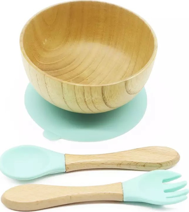 Babuu Wooden Dinner Green