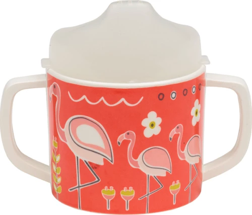 Sugar Booger Sippy Cup Flamingo Pink