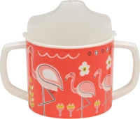 Sugar Booger Sippy Cup Flamingo Pink